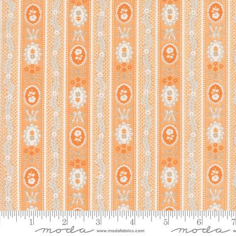 Agatha Road Pumpkin Wallpaper Yardage by Fig Tree & Co. for Moda Fabrics