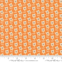 Agatha Road Pumpkin Harlequin Yardage by Fig Tree & Co. for Moda Fabrics