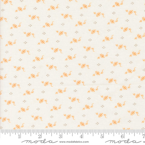 Agatha Road Ghost Multi Tiny Pumpkins Yardage by Fig Tree & Co. for Moda Fabrics