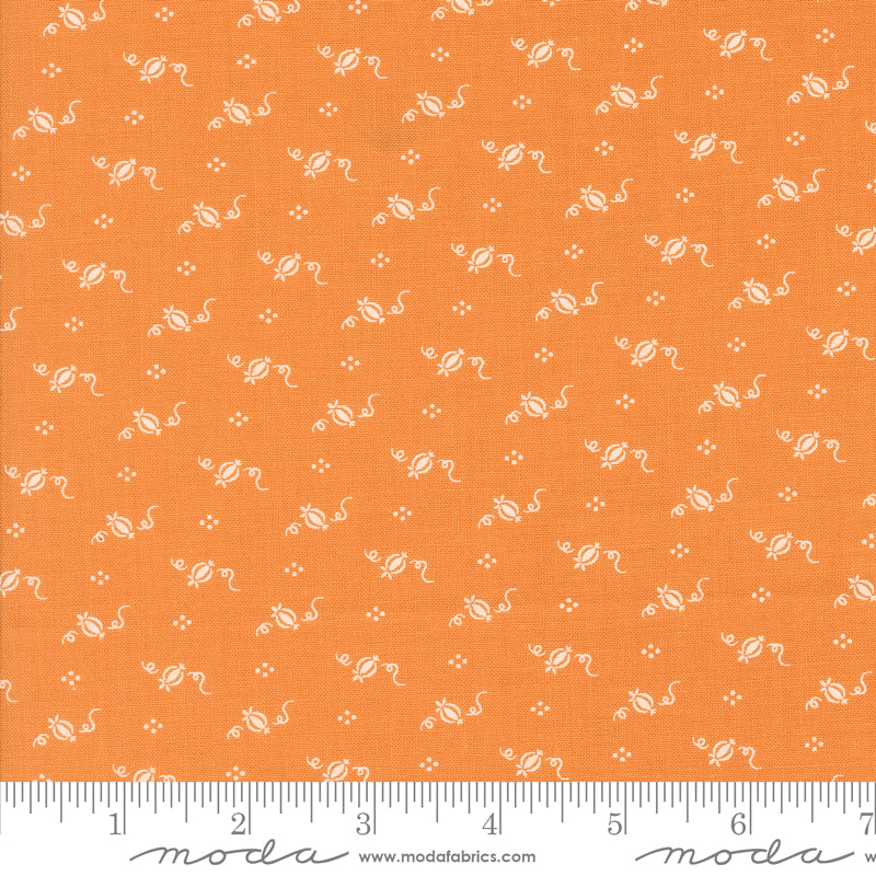 Agatha Road Pumpkin Tiny Pumpkins Yardage by Fig Tree & Co. for Moda Fabrics