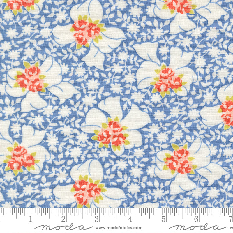 Rosie Blueberry Nanas Apron Yardage by Fig Tree & Co. for Moda Fabrics