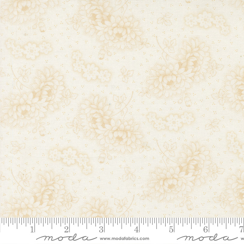 Rosie Whipped Cream Vintage Linen Yardage by Fig Tree & Co. for Moda Fabrics