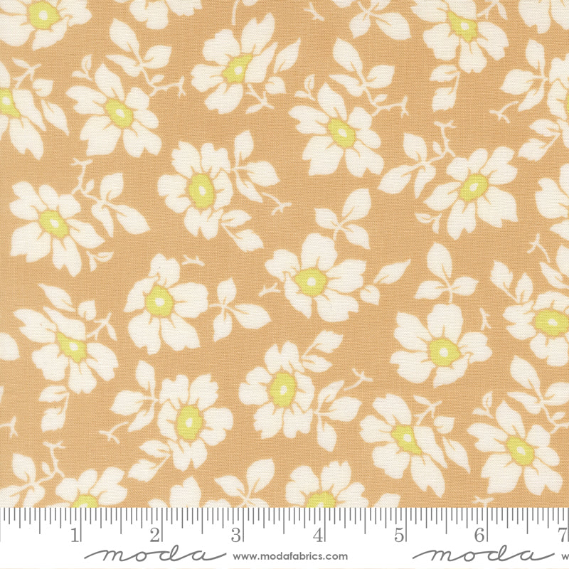Summer's End Almond Pie Cosmos Yardage by Fig Tree & Co. for Moda Fabrics