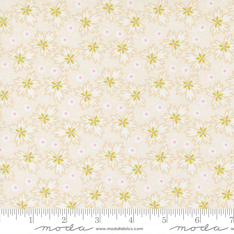 Summer's End Almond Pie Geranium Leaves Yardage by Fig Tree & Co. for Moda Fabrics