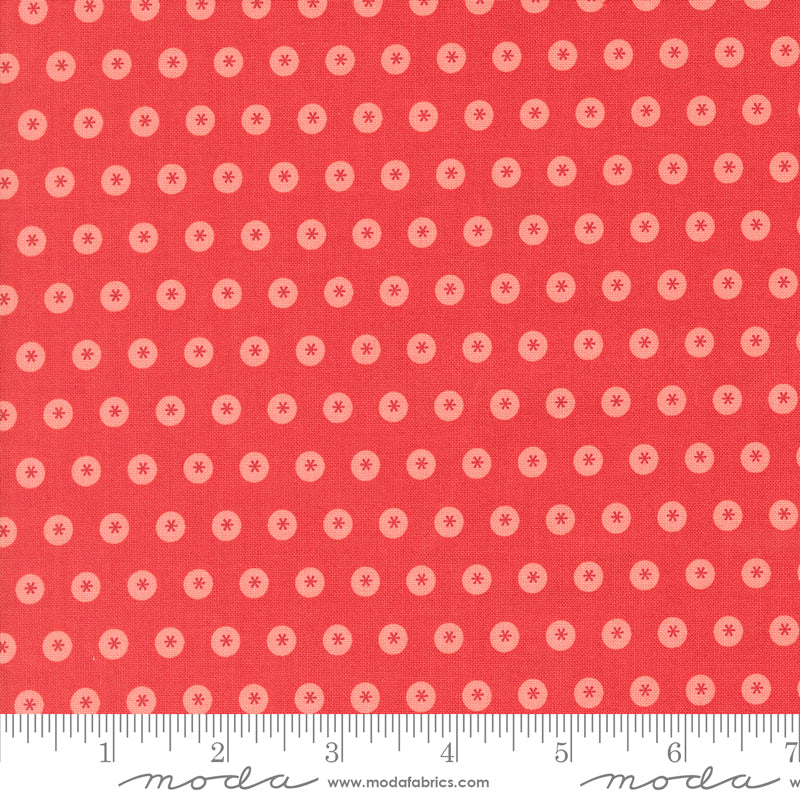 Raspberry Summer Raspberry Dots Yardage by Sherri & Chelsi for Moda Fabrics