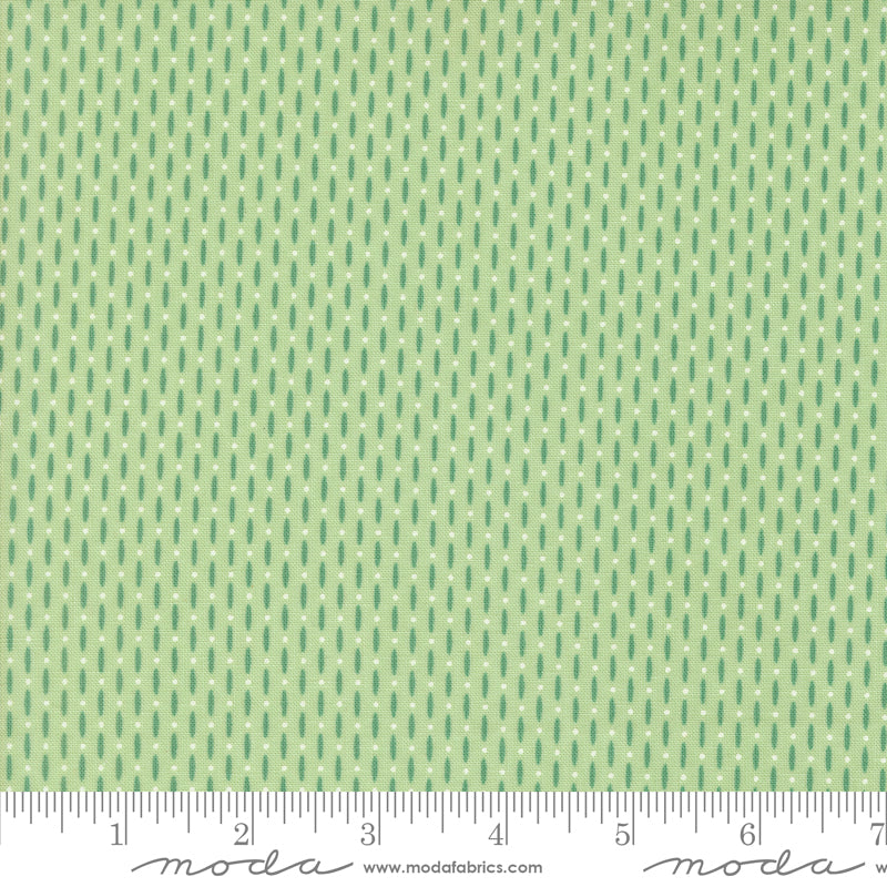 Raspberry Summer Mint Beaded Yardage by Sherri & Chelsi for Moda Fabrics