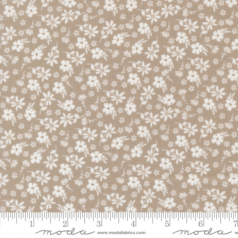 Delightfully Yours Stone Blossoms Yardage by Sherri & Chelsi for Moda Fabrics