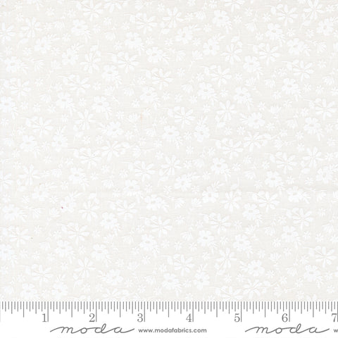 Delightfully Yours Cloud White Blossoms Yardage by Sherri & Chelsi for Moda Fabrics