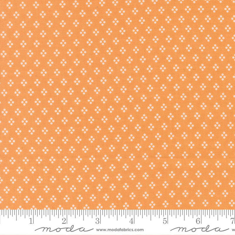 Delightfully Yours Apricot Dots Yardage by Sherri & Chelsi for Moda Fabrics