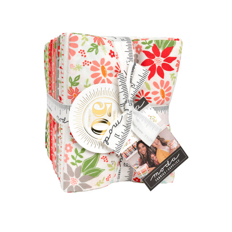 PREORDER Poinsettia & Pear Fat Quarter Bundle by Sherri & Chelsi for Moda Fabrics