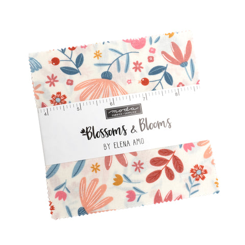 Blossoms & Blooms Charm Pack by Elena Amo for Moda Fabrics