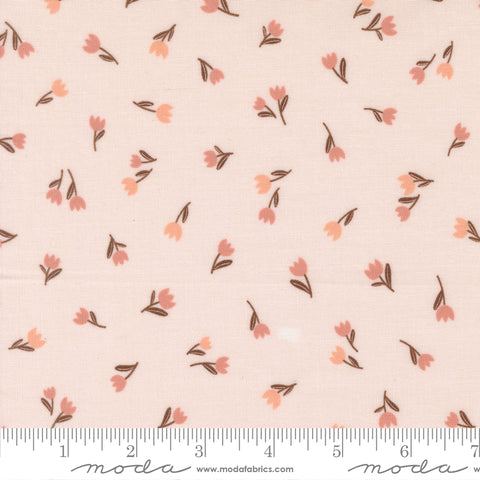 Blossoms & Blooms Blush Tulips Yardage by Elena Amo for Moda Fabrics