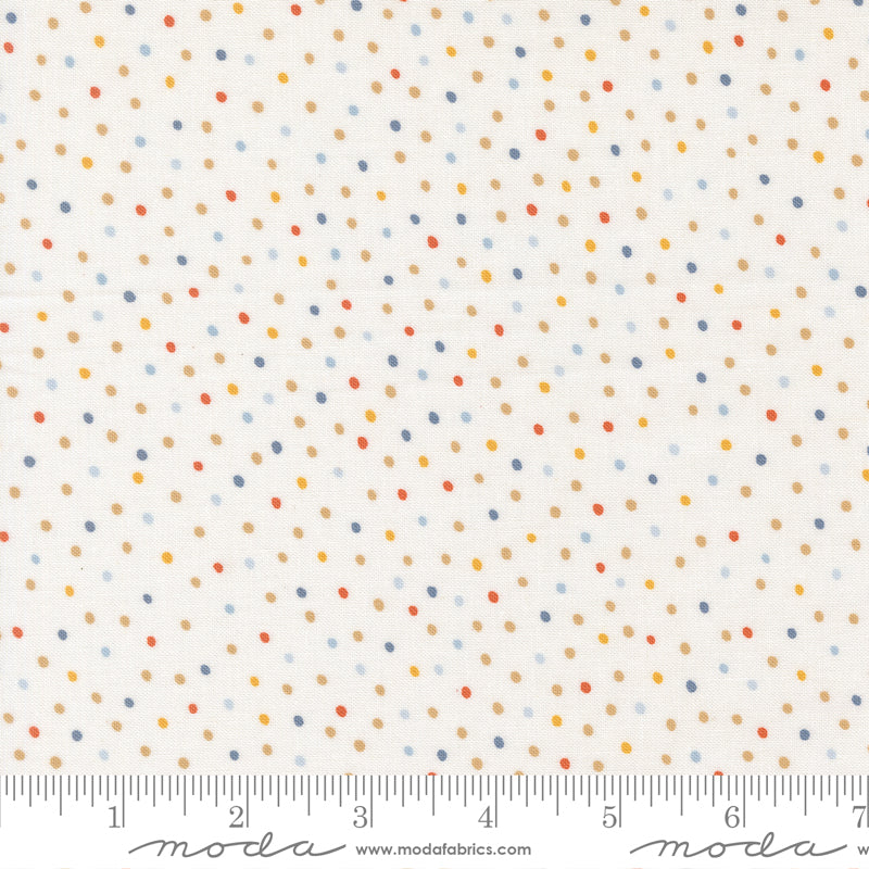 Blossoms & Blooms Pearl Dots Yardage by Elena Amo for Moda Fabrics