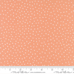 Blossoms & Blooms Peach Dots Yardage by Elena Amo for Moda Fabrics