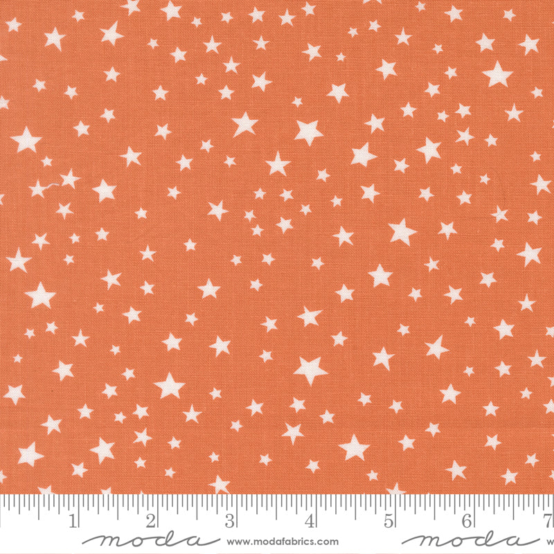 Purrs & Boos Pumpkin Stars Yardage by Elena Amo for Moda Fabrics