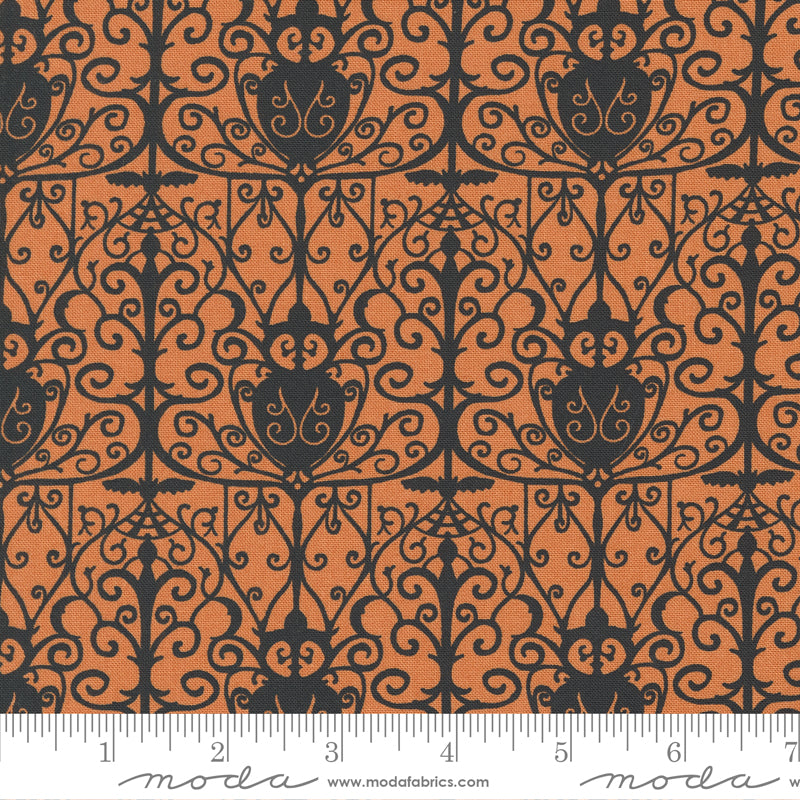 Spellbound Pumpkin Garden Gates Yardage by Sweetfire Road for Moda Fabrics