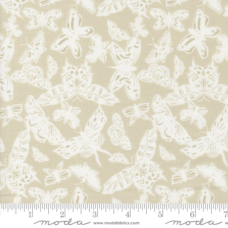 Enchantment Stone Paper Butterflies Yardage by Sweetfire Road for Moda Fabrics