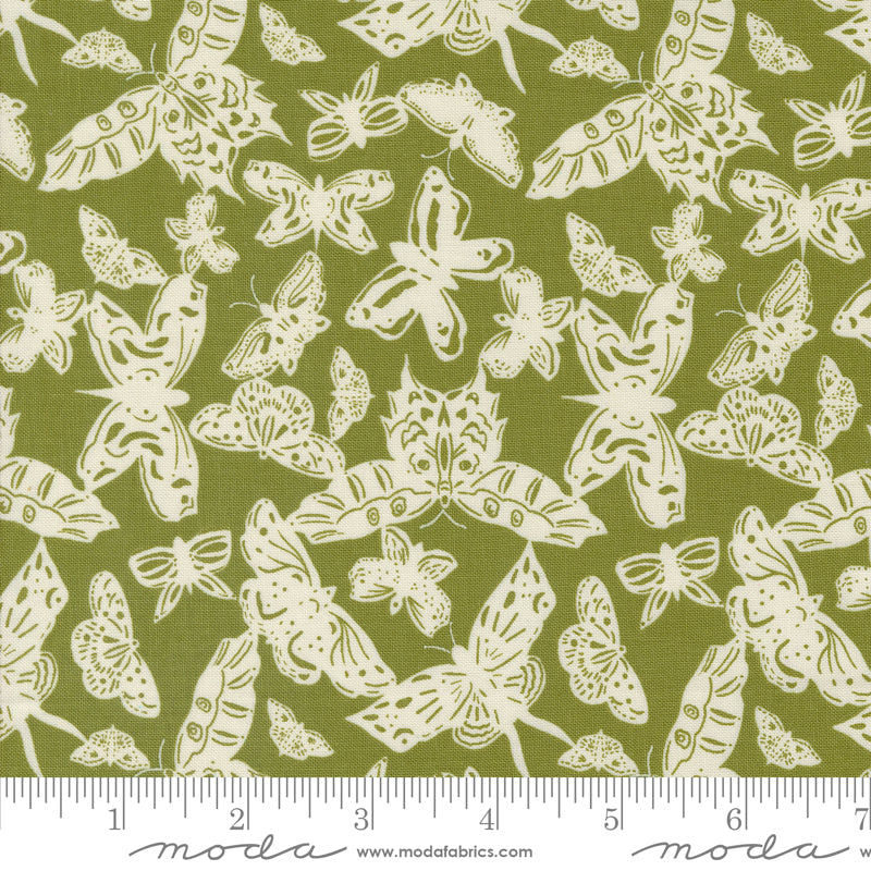 Enchantment Garden Paper Butterflies Yardage by Sweetfire Road for Moda Fabrics