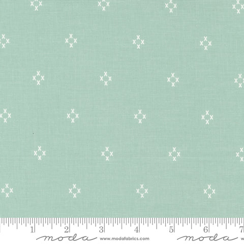 Seaglass Summer Ocean Air Cross My Heart Yardage by Sweetfire Road for Moda Fabrics