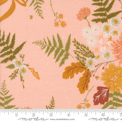 Frivolity Blush Dahlia and Fern Yardage by Sweetfire Road for Moda Fabrics