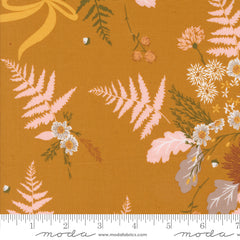 Frivolity Chai Dahlia and Fern Yardage by Sweetfire Road for Moda Fabrics