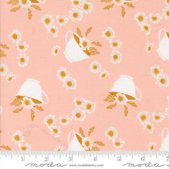 Frivolity Blush Daisy Tea Yardage by Sweetfire Road for Moda Fabrics