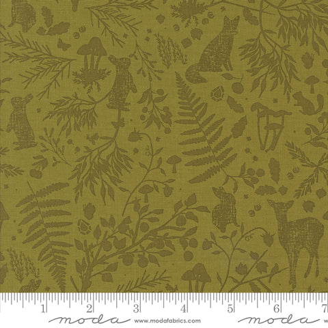 Frivolity Lichen Watchful Eyes Yardage by Sweetfire Road for Moda Fabrics