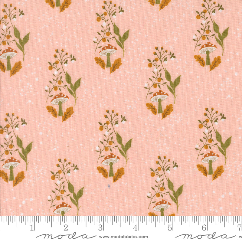 Frivolity Blush Mushroom Path Yardage by Sweetfire Road for Moda Fabrics