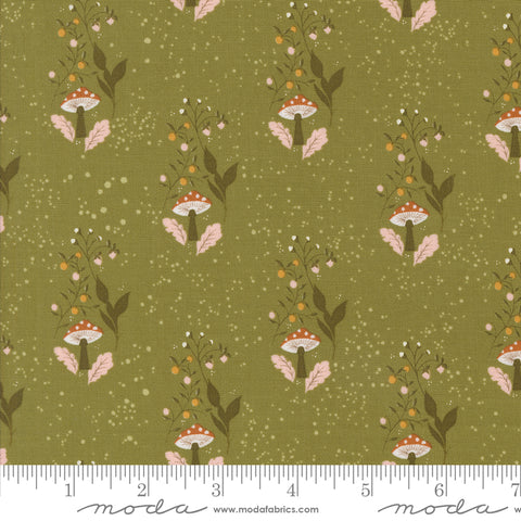 Frivolity Lichen Mushroom Path Yardage by Sweetfire Road for Moda Fabrics