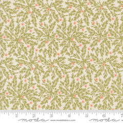 Frivolity Porcelain Lichen and Moss Yardage by Sweetfire Road for Moda Fabrics