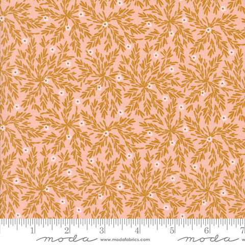 Frivolity Blush Lichen and Moss Yardage by Sweetfire Road for Moda Fabrics