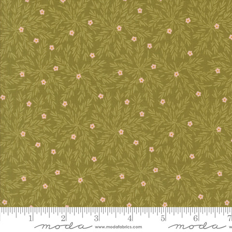Frivolity Lichen Lichen and Moss Yardage by Sweetfire Road for Moda Fabrics