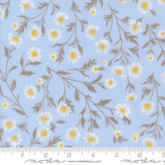 Sun-drenched Sky Wild Daisy Chain Yardage by Sweetfire Road for Moda Fabrics