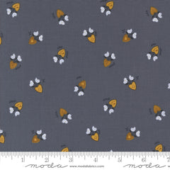 Sun-drenched Indigo Vintage Lockets Yardage by Sweetfire Road for Moda Fabrics