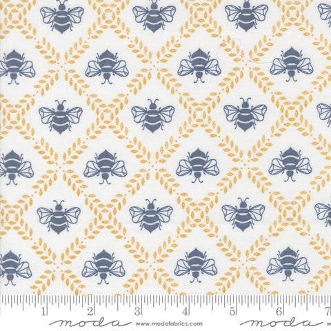 Sun-drenched Cloud Gathering Honey Yardage by Sweetfire Road for Moda Fabrics