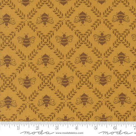Sun-drenched Golden Gathering Honey Yardage by Sweetfire Road for Moda Fabrics