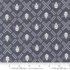 Sun-drenched Indigo Gathering Honey Yardage by Sweetfire Road for Moda Fabrics