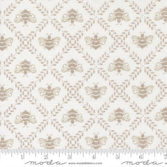 Sun-drenched Cloud Stone Gathering Honey Yardage by Sweetfire Road for Moda Fabrics