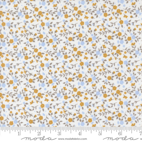Sun-drenched Cloud Tiny Floral Yardage by Sweetfire Road for Moda Fabrics