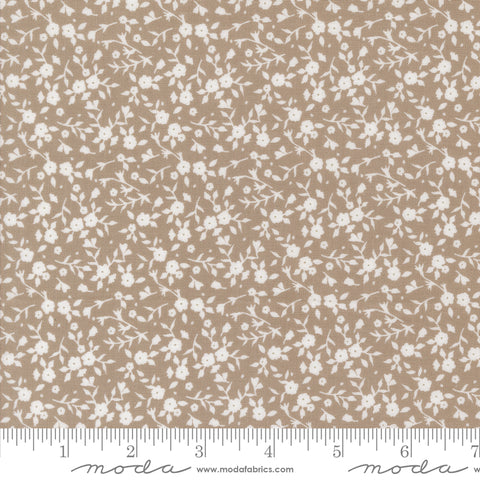 Sun-drenched Stone Tiny Floral Yardage by Sweetfire Road for Moda Fabrics