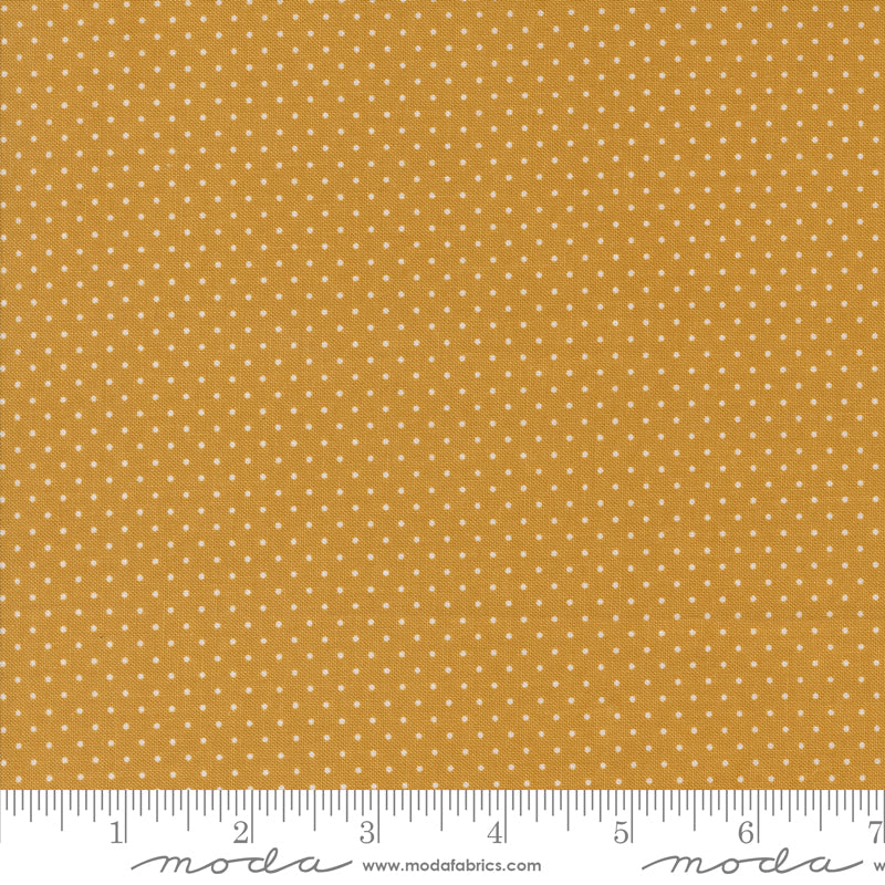 Sun-drenched Golden Farmhouse Dot Yardage by Sweetfire Road for Moda Fabrics