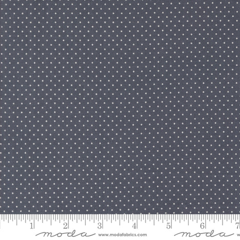 Sun-drenched Indigo Farmhouse Dot Yardage by Sweetfire Road for Moda Fabrics