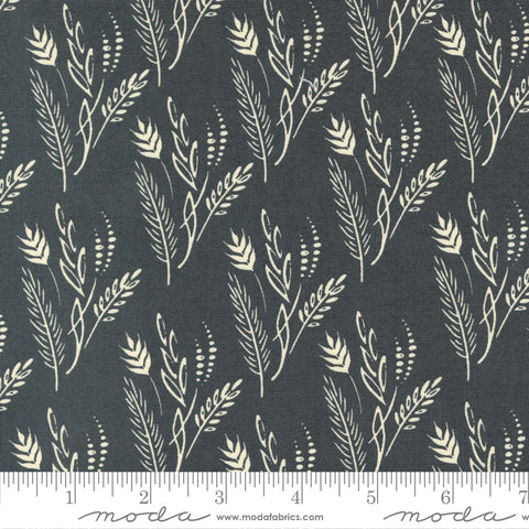 Dawn On The Prairie Charcoal Night Grasslands Yardage by Fancy That Design House for Moda Fabrics
