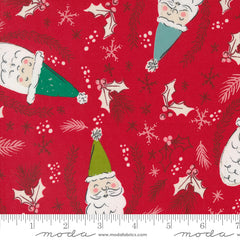 Cozy Wonderland Berry Jolly St. Nick Yardage by Fancy That Design House for Moda Fabrics