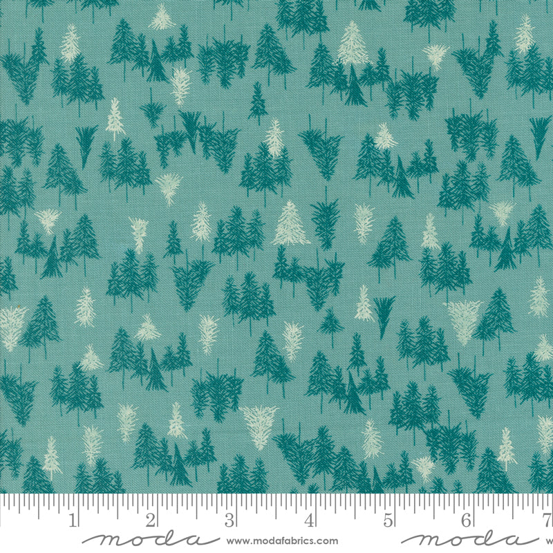 Cozy Wonderland Frost Tree Farm Yardage by Fancy That Design House for Moda Fabrics