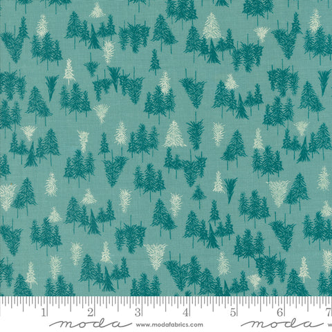 BOLT END 33" Cozy Wonderland Frost Tree Farm Yardage by Fancy That Design House for Moda Fabrics