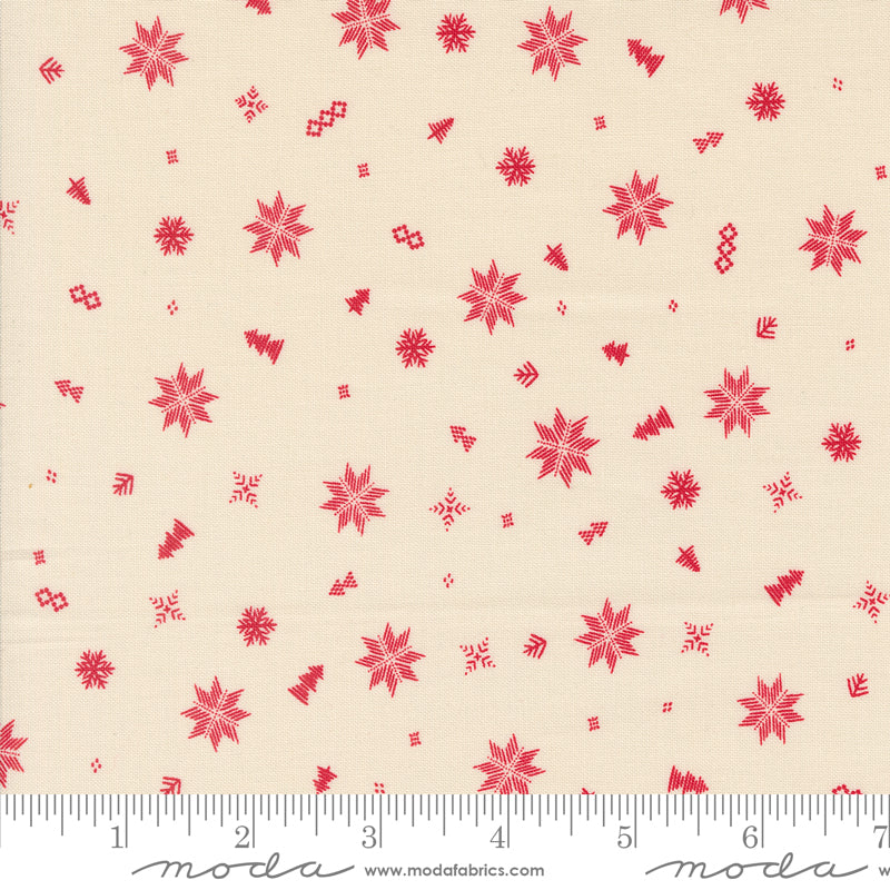 Cozy Wonderland Natural Knit Toss Yardage by Fancy That Design House for Moda Fabrics