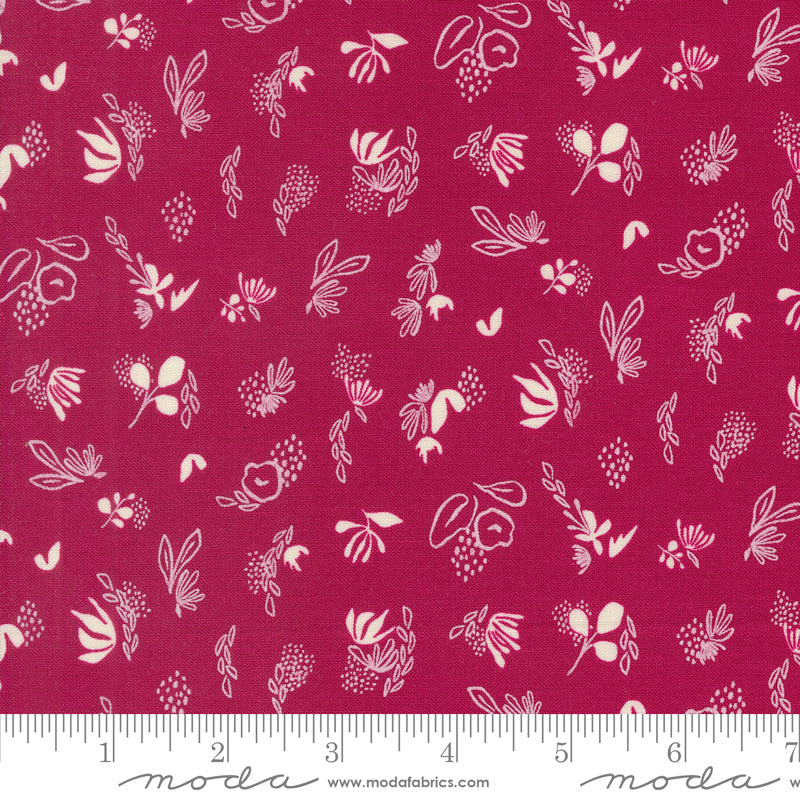 Things Above Pomegranate Floral Sprinkles Yardage by Fancy That Design House for Moda Fabrics