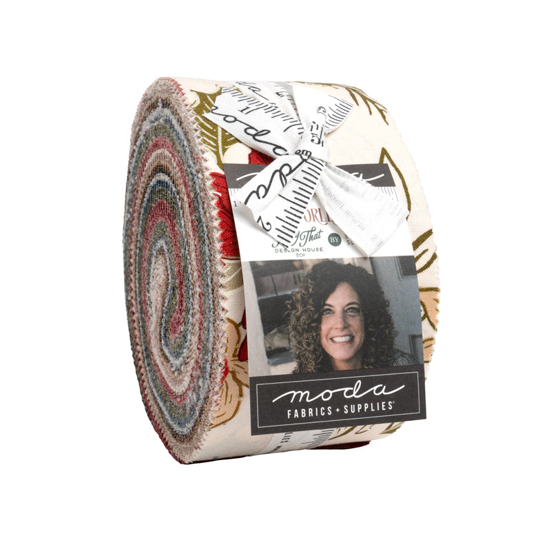 Old World Yuletide Jelly Roll by Fancy That Design House for Moda Fabrics