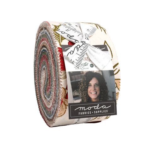 Old World Yuletide Jelly Roll by Fancy That Design House for Moda Fabrics